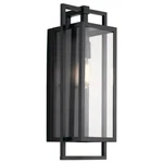 Kichler Goson Outdoor 8" 1 Light Wall Sconce, Black - 59087BK. Fixed Price $314.99.