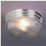 Volume Lighting Flush Mount-brushed Nickel- Clear Prismatic 2 V7058-33. Fixed Price $37.77.