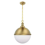 Aaron 12" 2-LIGHT Gold Dimmable Island Pendant. Fixed Price $336.99.