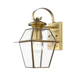 Livex Lighting 2181-01 Westover 1-LIGHT Outdoor Wall Lantern, Antique Brass. Fixed Price $192.89.