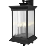 Outdoor Wall Sconce Light Fixture Ribbed Glass Large Porch Walkway Lantern 27". Fixed Price $360.16.