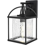Outdoor Wall Sconce Light Crackled Glass Exterior Porch Walkway Patio Lamp 14". Fixed Price $136.09.