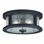 Vaxcel T0290 Cumberland Bronze Rustic Round Outdoor Flush Mount Ceiling Light. Fixed Price $183.99.