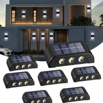 4-12PACK Solar Wall Lights Up And Down Fence Outdoor Porch Deck Patio Lamp Led. Fixed Price $23.99.