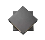 Quadrate 2-LIGHT Outdoor Wall Sconce In Black. Fixed Price $190.00.