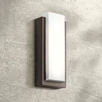 Kichler Dahlia 18 3/4" High Led Bronze Outdoor Wall Light. Fixed Price $624.99.
