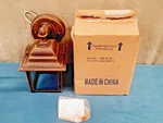 Forte Lighting 1745-01 Craftsman / Mission Outdoor Wall Sconce Painted Rust. Fixed Price $15.89.