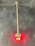 Crouse Hinds Post Light Red Glass Beacon Nautical Pendant Pole Stand Hanging. Fixed Price $39.96.