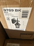 Kichler 9789 Black Townhouse Collection 1-LIGHT 12" Outdoor Wall New/ Seal. Fixed Price $95.00.
