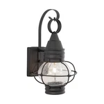 Vaxcel OW21881TB Chatham Light Black Coastal Outdoor Wall Lantern Clear Glass. Fixed Price $124.99.