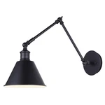 Canarm IWF582A01 Black Morocco Single Light 12-1/2"H Wall Sconce With Swing. Fixed Price $76.68.