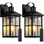 Hebangya 2 Pack Motion Sensor Outdoor Porch Light Dusk To Dawn Weatherproof. Fixed Price $91.54.