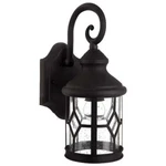 Canarm IOL208 Black Single Light 13-3/8"H Outdoor Wall Sconce. Fixed Price $61.20.