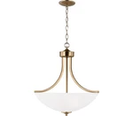 Generation Lighting 6616503-848 Geary Pendant, 3-LIGHT 300 Watts, Satin Brass. Fixed Price $160.00.