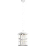 Kichler Beacon Square 1LT Outdoor Hanging Pendant, Black/hammered - 49833BKT. Fixed Price $339.99.