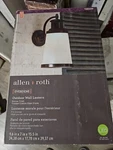 Allen + Roth, 15.5-IN Outdoor Led Wall Light Frosted Crackle Glass Shade. Fixed Price $104.99.