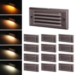 12 Pack 5W Low Voltage 5CCT Louvered Led Step Lights, Oil Rubbed Bronze. Fixed Price $119.99.