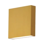 Natural Aged Brass Led Outdoor Wall Sconce From The Brik Collection. Fixed Price $144.00.