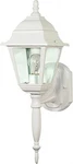 Nuvo 60-540 Outdoor Wall Lantern (long & Short Tail Provided) White Finish. Fixed Price $21.24.