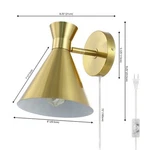 Safavieh Jordie 8.25" Wall Sconce, Reduced Price 2172766940 SCN4143B. Fixed Price $51.00.