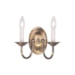 Livex Lighting Wall Sconce Antique Brass. Fixed Price $76.99.