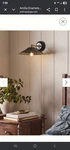 Anthropologie Amilia Enameled Brass Perforated Sconce Wall Light Black Set Of 2. Fixed Price $150.00.