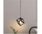 Lnc Modern Black Square Cage Pendant Diy 1-LIGHT Industrial Cube Hanging. Fixed Price $39.00.