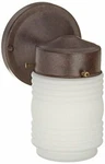 Nuvo SF76/700 Old Porch Wall Fixture With Frosted Mason Jar, Bronze. Fixed Price $24.43.
