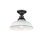 Maxim Lighting Granville 1-LIGHT Flush Mount, White/black 35110WTBK. Fixed Price $79.20.