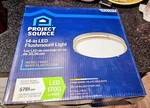 Project Source 14" Led -1700 Flushmount Light Nickle Finish New!. Fixed Price $30.00.