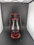 Berger Side Lift Hot Blast Tubular Lantern Crinkle Corner Clear Unmarked Globe. Fixed Price $185.00.