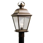 Kichler 9909 Mount Vernon Light 21"H Outdoor Post - Bronze. Fixed Price $519.99.