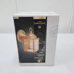 New Hampton Bay Transitional Collection Exterior Coach Light Polish Brass 249897. Fixed Price $24.95.