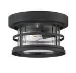 Savoy House 5-369-10 Black Barrett 1-LIGHT Outdoor Flush Mount Ceiling Fixture. Fixed Price $142.40.