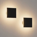 2 Packs Led Wall Light Outdoor Indoor Modern Sconce Mini Bla.... Fixed Price $90.58.
