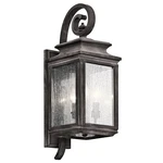 Kichler 49502 Weathered Zinc Wiscombe Park 3-LIGHT 21.75" Outdoor Wall. Fixed Price $489.99.