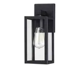 Hukoro 13 In. 1-LIGHT Matte Black Hardwired Outdoor Wall Lantern Sconce. Fixed Price $13.40.