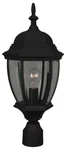 Craftmade Z285 Black Bent Glass 1-LIGHT Outdoor Post. Fixed Price $84.60.