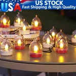 Led Candles Flameless Garden Deco Outdoor Hanging Lantern Solar Tea Lights. Fixed Price $8.99.