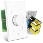 Mount Volume Control Knob 300W Flush In-wall Plate Rotary Adjustment. Fixed Price $34.99.