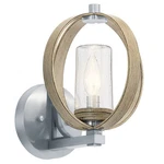 Kichler 59065 Grand Bank 10" Tall Outdoor Wall Sconce - Grey. Fixed Price $37.91.