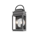 Artcraft Fulton 12" Outdoor Wall Light, Black - AC8221BK. Fixed Price $129.99.