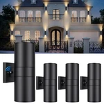 Outdoor Wall Lights 2 Dusk Dawn Waterproof Black 4 Pack Tobusa Exterior. Fixed Price $179.99.