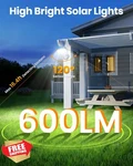 Luhlee Magnetic Solar Wall Lights 600LM Motion Sensor IP65 Waterproof. Fixed Price $40.99.