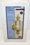 Design House Solid Brass & Clear Glass Outdoor Wall Light 501692 - New Sealed. Fixed Price $14.99.