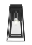 Bailey Medium Modern 1-LIGHT Black Double Frame Outdoor Wall Lantern Sconce. Fixed Price $35.97.