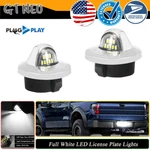 Chrome White Led License Plate Tag Light Lamps 1999-2016 Ford F150 F250 F350. Fixed Price $13.99.