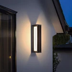 Solar Outdoor Wall Light, 20.5" Exterior Lighting Fixture Waterproof Modern G.... Fixed Price $204.09.