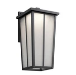 Kichler Textured Black Amber Valley Outdoor Wall Sconce 49623BKTLED. Fixed Price $100.00.