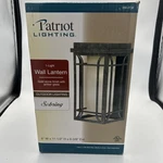 Patriot Lighting Wall Lantern Outdoor Sebring Gold Stone Finish W/amber. Fixed Price $24.87.